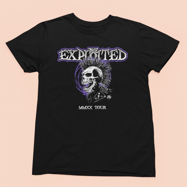 The Exploited MMXX Tour Men and Women T-Shirt - 1