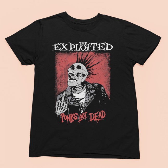 The Exploited Punks Not Dead Men and Women T-Shirt - 1