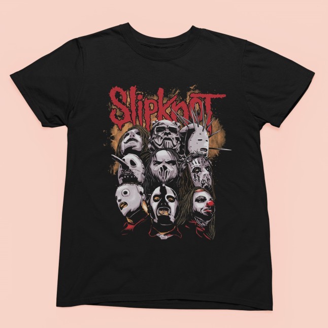 Slipknot Band Members Fan Art Men and Women T-Shirt - 1