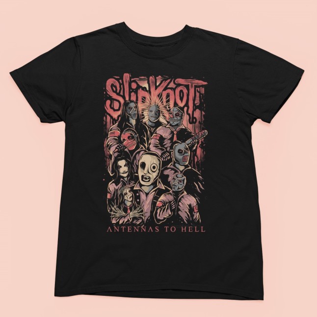 Slipknot Antennas To Hell Men and Women T-Shirt - 1