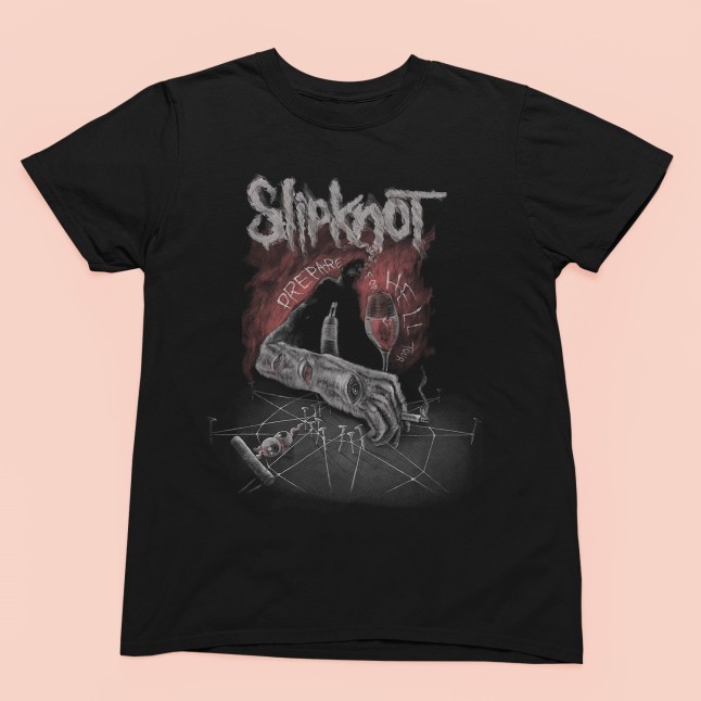 Slipknot Prepare for Hell Tour Men and Women T-Shirt - 1