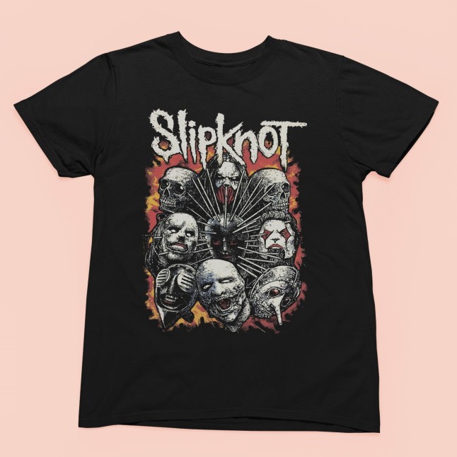 Slipknot Band Members Fan Art 2 Men and Women T-Shirt - 1