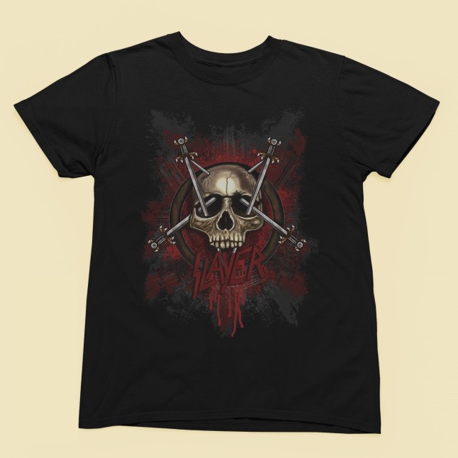 Slayer Death Metal Fan Art 2 Men and Women T-Shirt - 1