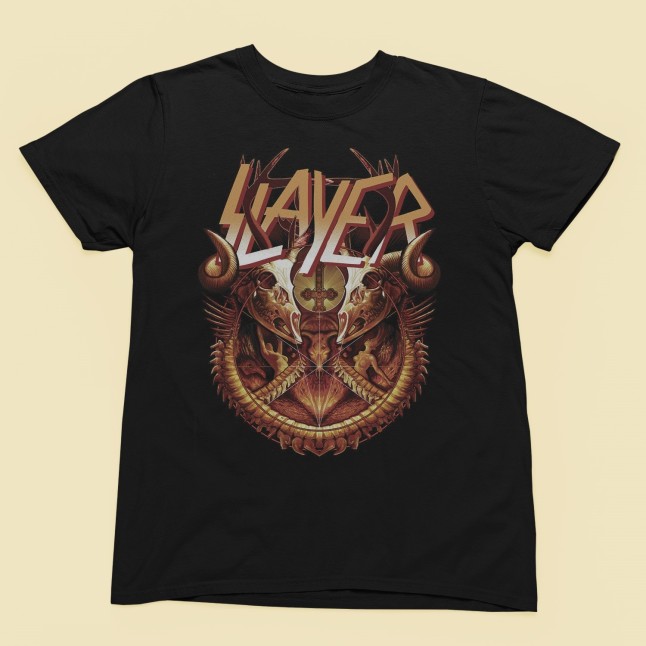 Slayer Death Metal Fan Art 5 Men and Women T-Shirt - 1