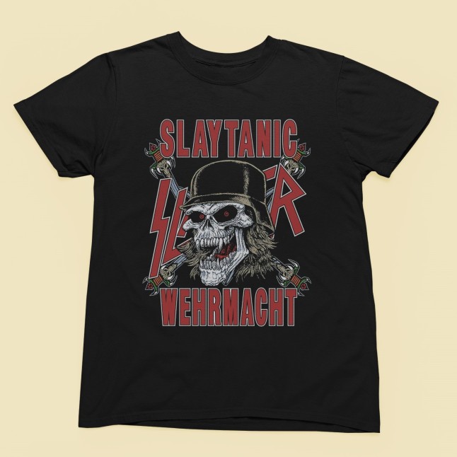 Slayer Slaytanic Wehrmacht Men and Women T-Shirt - 1