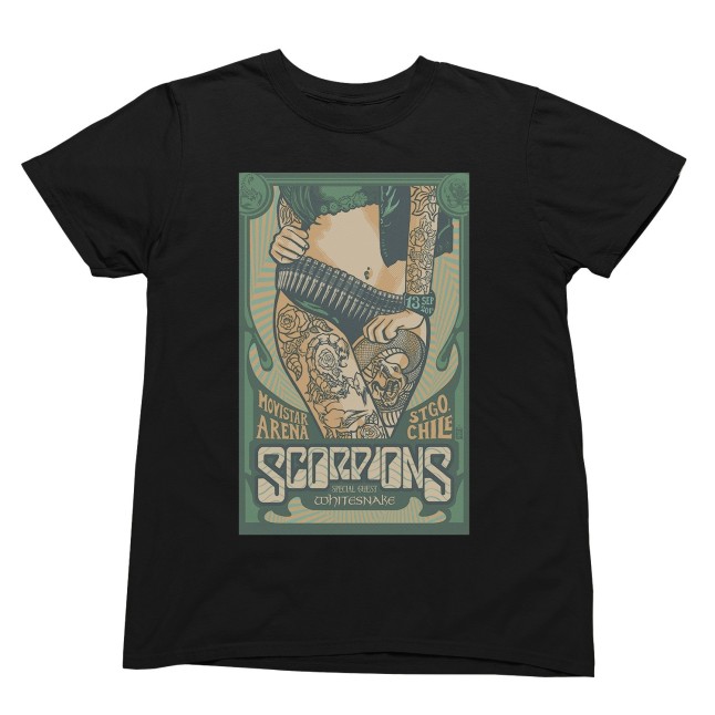 Scorpions Concert Poster Art Men and Women T-Shirt - 1