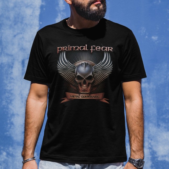 Primal Fear Metal Commando Album Cover Men and Women T-Shirt - 1