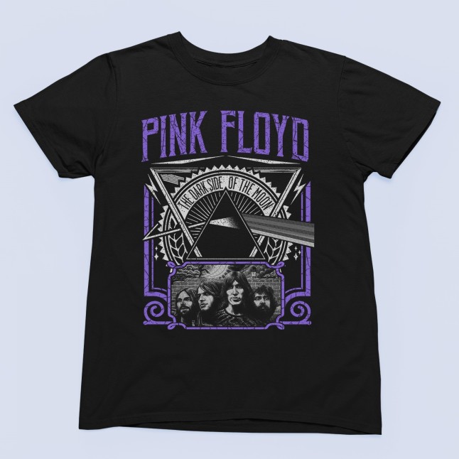 Pink Floyd The Dark Side Of The Moon Fan Art Men and Women T-Shirt - 1