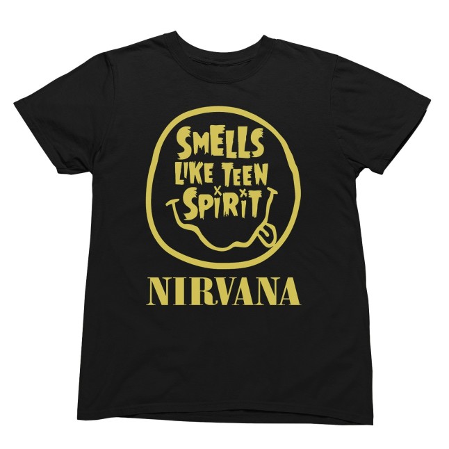 Nirvana Smells Like Teen Spirit Men and Women T-Shirt - 1