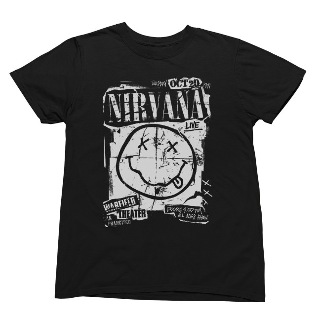 copy of Nirvana Band Members Fan Art Men and Women T-Shirt - 1