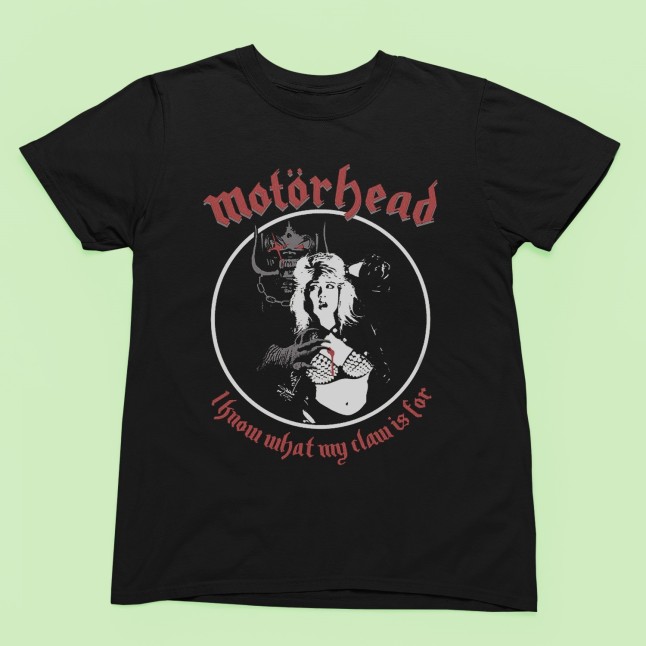 Motorhead Claw Lyrics Men and Women T-Shirt - 1