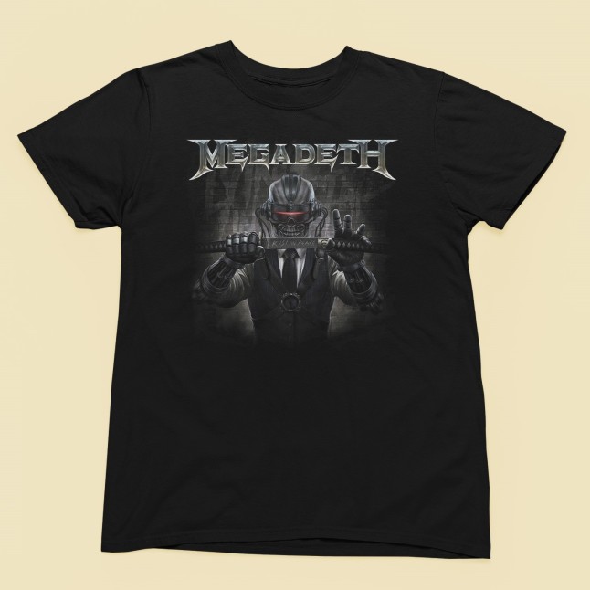 Megadeth Vic Rattlesnake Samurai Fan Art Men and Women T-Shirt - 1