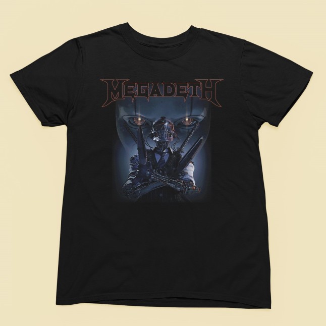 Megadeth Vic Rattlesnake Cyber Assassin Fan Art Men and Women T-Shirt - 1