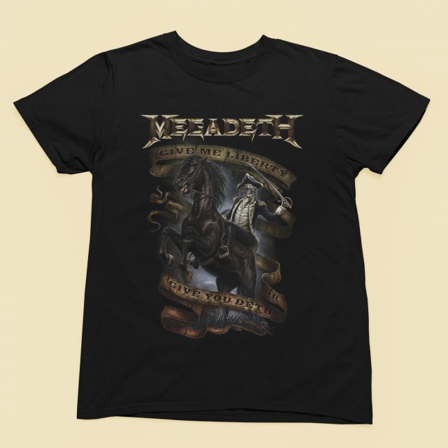 Megadeth Liberty or Death Fan Art Men and Women T-Shirt - 1