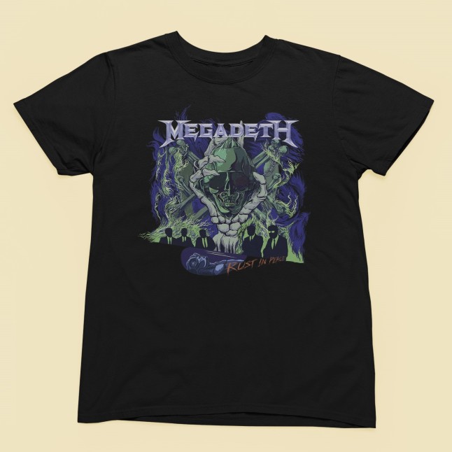 Megadeth Rust In Peace Fan Art Men and Women T-Shirt - 1