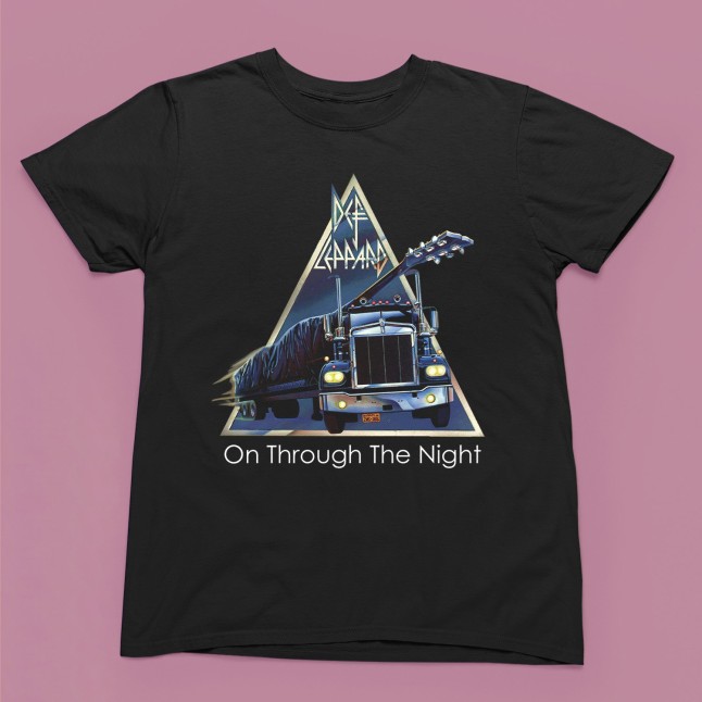 Def Leppard On Through The Night Men and Women T-Shirt - 1