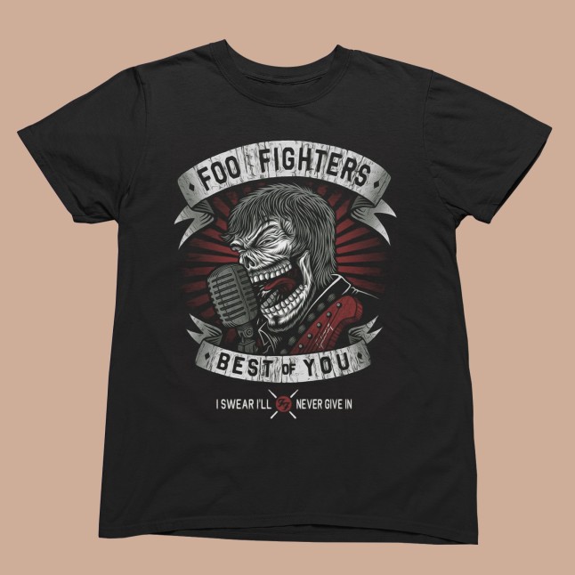 Foo Fighters Best Of You Fan Art Men and Women T-Shirt - 1