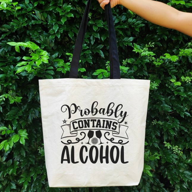 Probably Contains Alcohol Large Tote Bag - 1