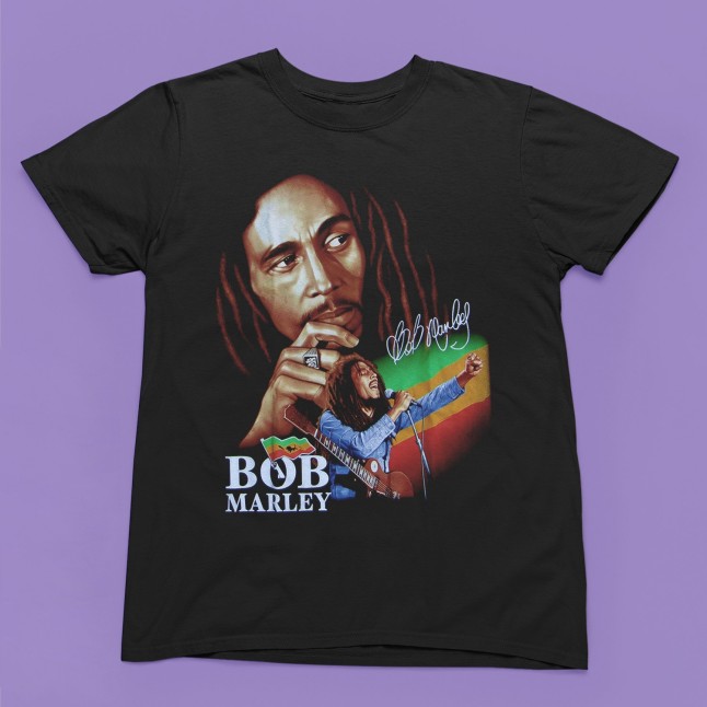 Bob Marley Legend Portrait Fan Art Men and Women T-Shirt - 1