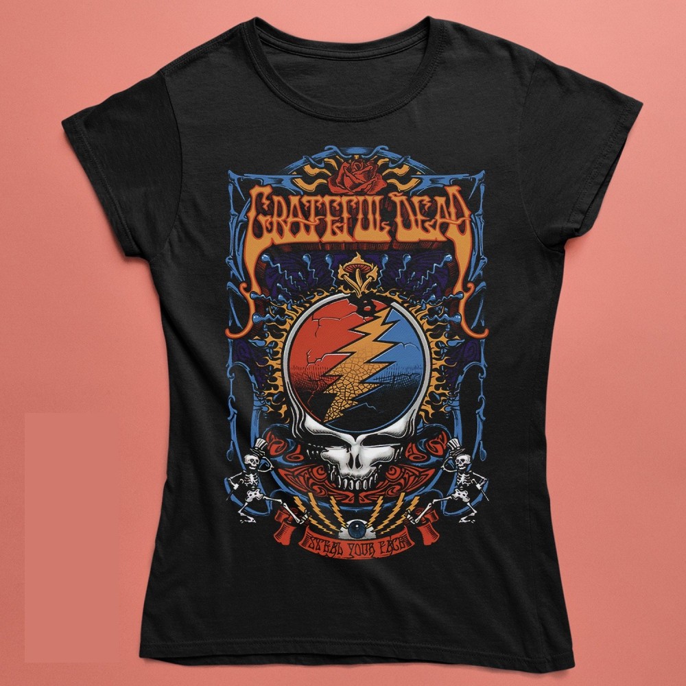 Grateful Dead Steal Your Face Album Fan Art Men and Women T-Shirt |  SimplyStick