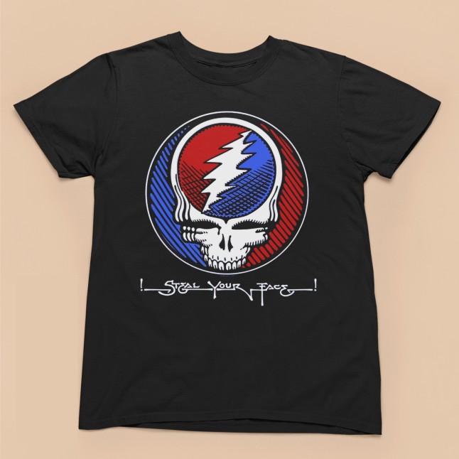 Grateful Dead Steal Your Face Album Fan Art 2 Men and Women T-Shirt - 1