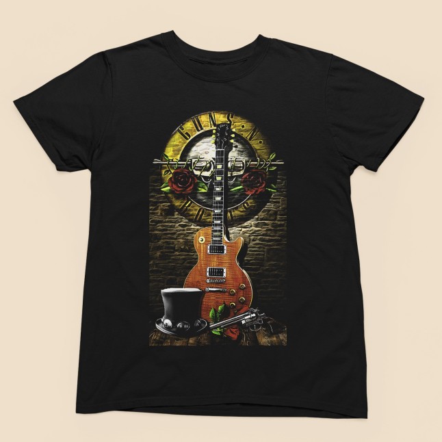 Guns N' Roses Slash Tribute Men and Women T-Shirt - 1