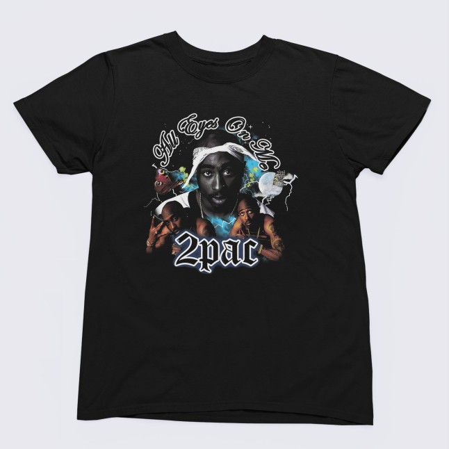 2Pac All Eyes on Me Collage T-Shirt - 1