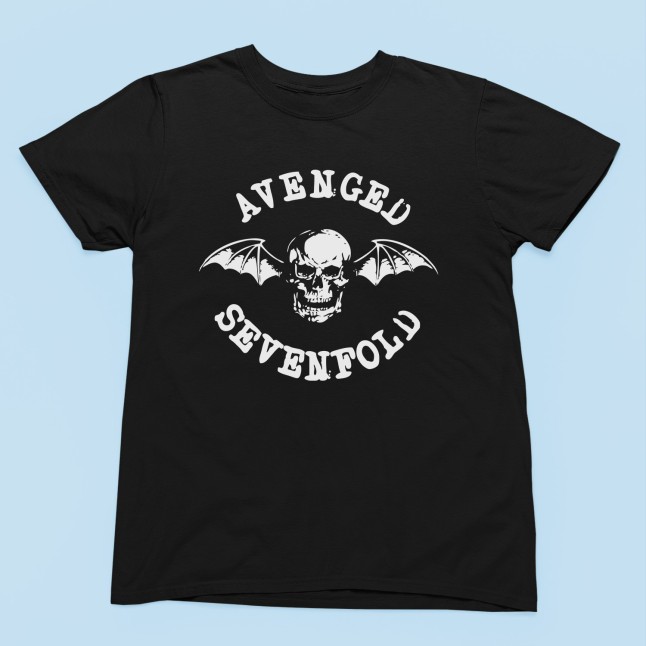 Avenged Sevenfold Skull & Wings T-Shirt - 1