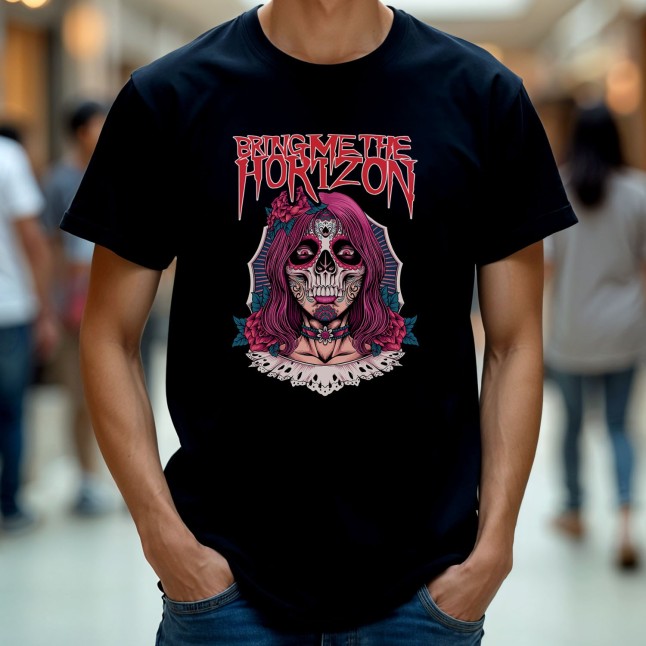 Bring Me The Horizon Skull Maiden T-Shirt - 1