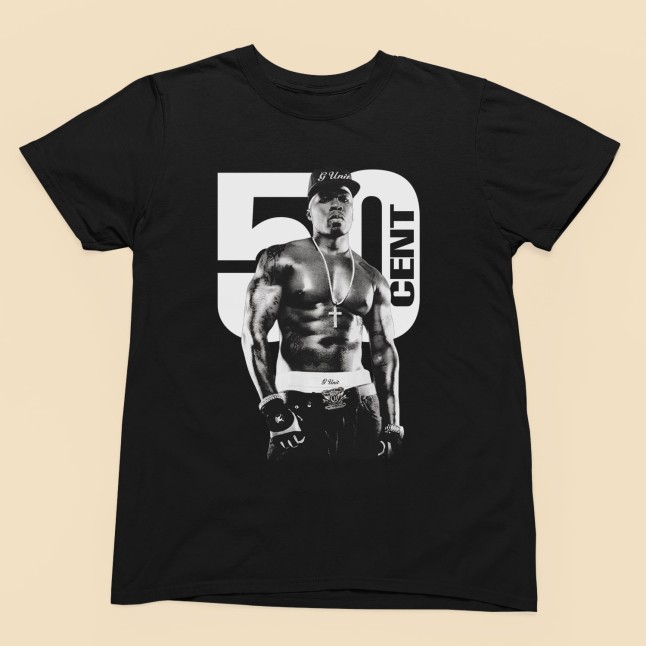 50 Cent Bold Graphic T-Shirt - 1