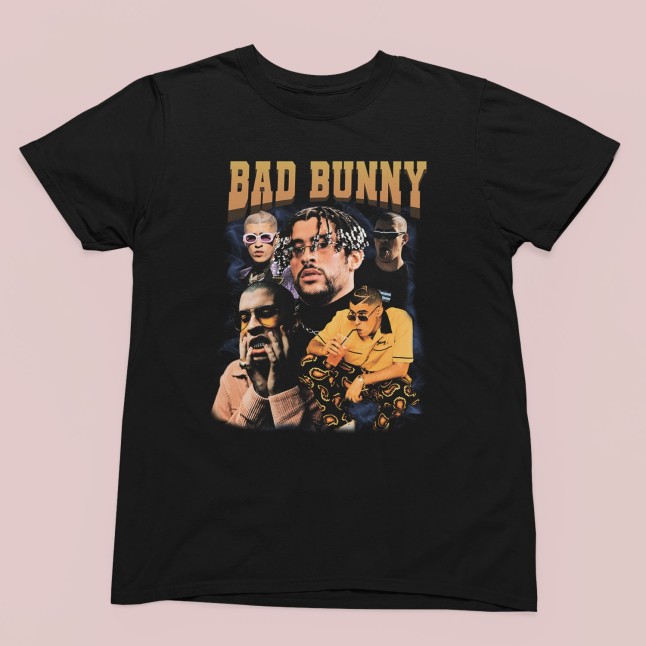 Bad Bunny Iconic Collage T-Shirt - 1