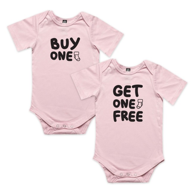 Buy One Get One Free Twins Matching Onesies - 1