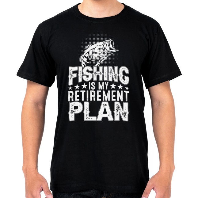 Fishing Is My Retirement Plan T-Shirt - 1