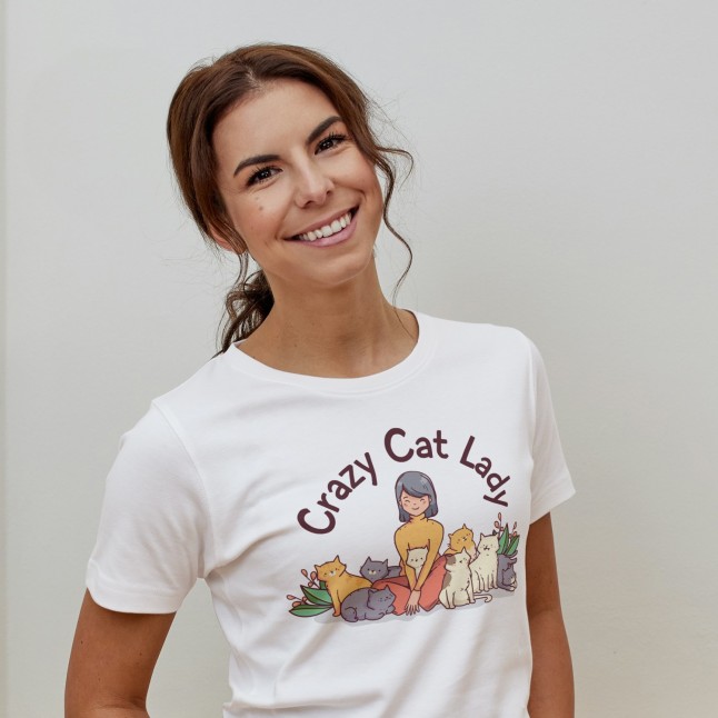 Crazy Cat Lady T-Shirt - 1