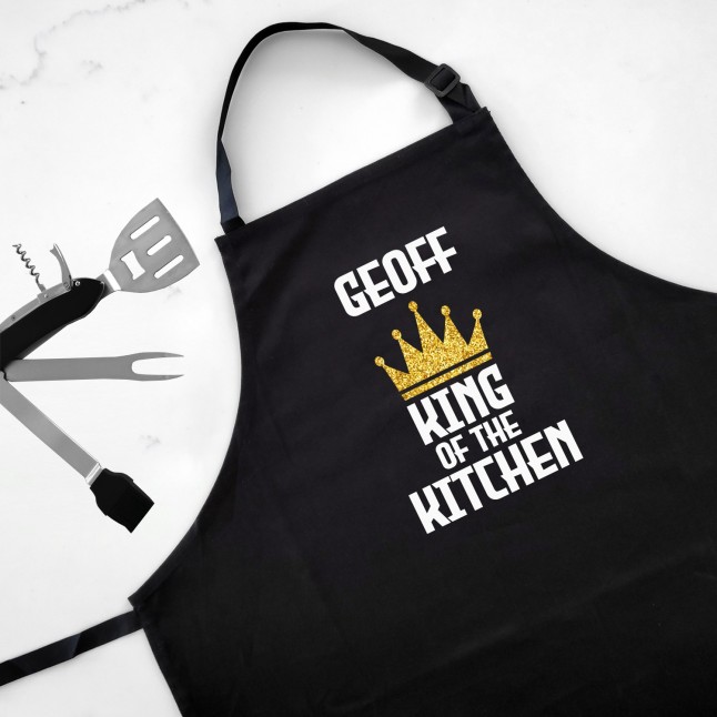 Custom King of The Kitchen Apron - 1