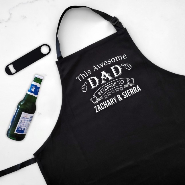 Custom This Awesome Dad Apron - 1