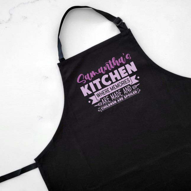 Custom Kitchen Memories Apron - 1