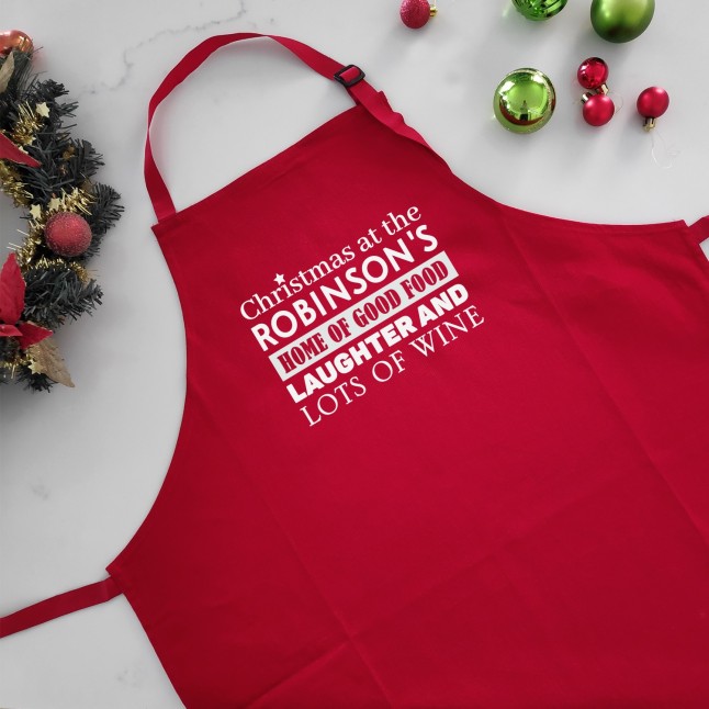 copy of Custom Christmas Apron - Christmas Chef - 1