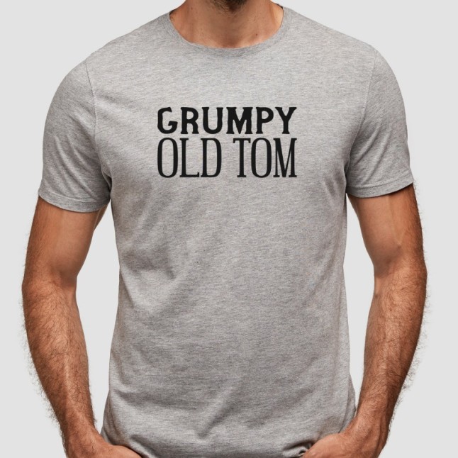 Custom Grumpy Old Man T-Shirt - 1