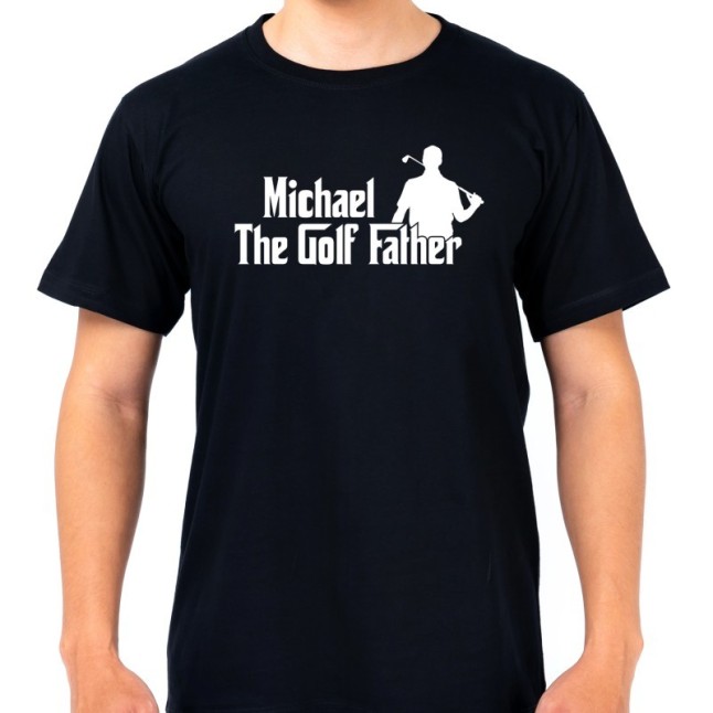 Custom Golf Father T-Shirt - 1