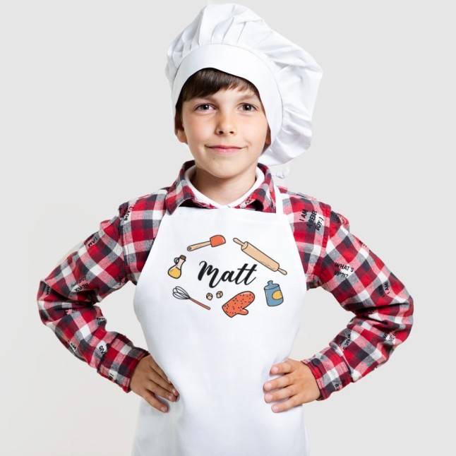 Custom Kids Baking Apron - 1