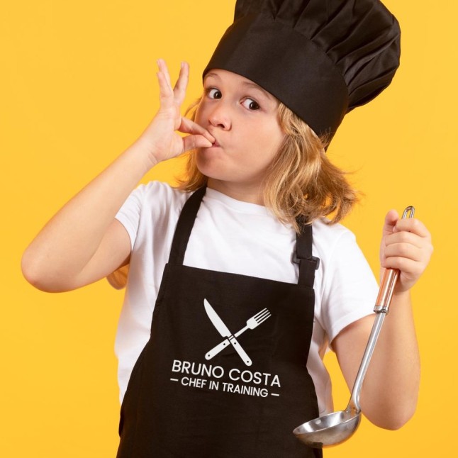 Custom Chef In Training Kids Apron - 1