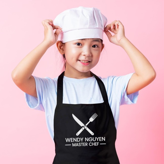 Custom Master Chef Kids Apron - 1