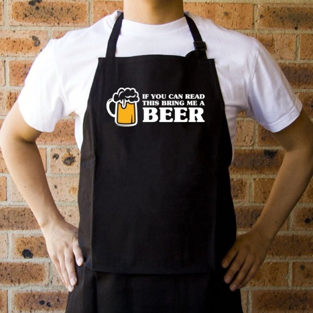 If You Can Read This Bring Me A Beer Apron - 1