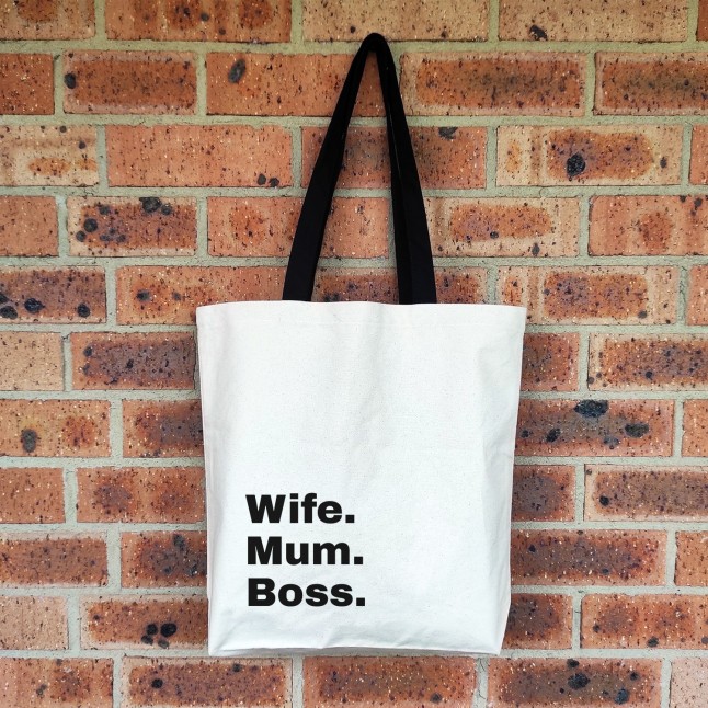 Wife Mum Boss Large Tote Bag - 1