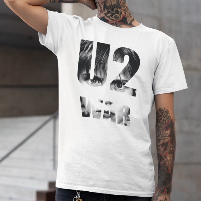 U2 War Album Fan Art Men and Women T-Shirt - 1