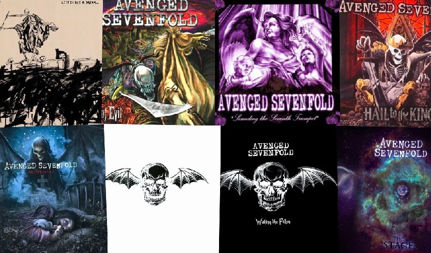 avanged-sevenfold-collage-album-covers