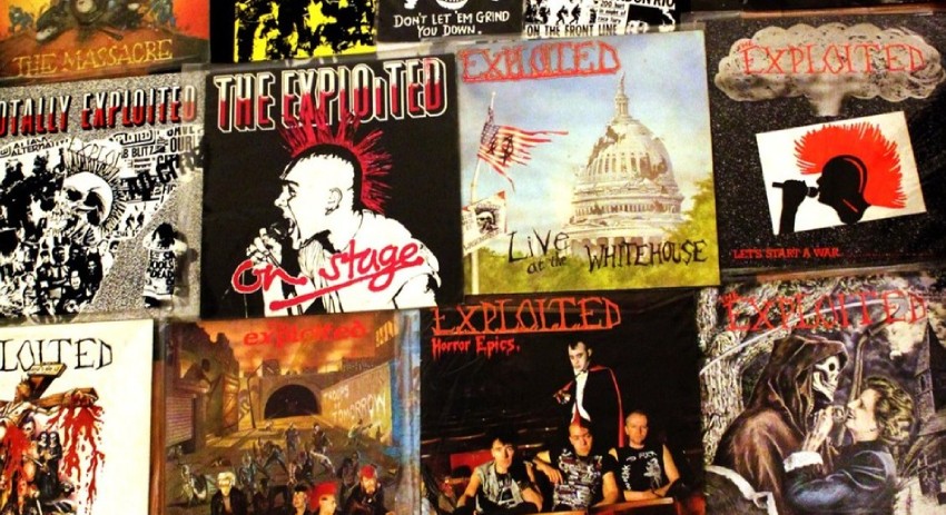 the-exploited-album-collage