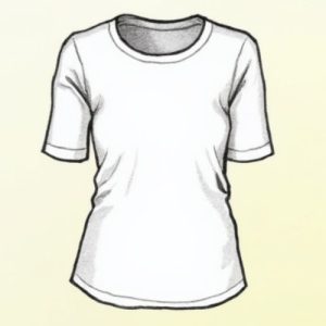 3-4-sleeve-t-shirt-drawing