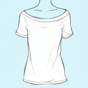 off-shoulder-t-shirt-illustration